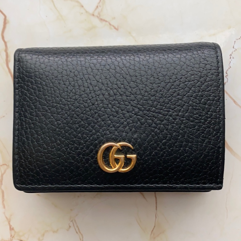 Original Gucci Leather Card Case Wallet